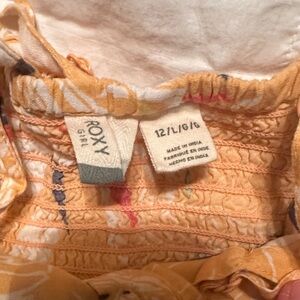 Roxy Kids Casual Dress - Orange Floral